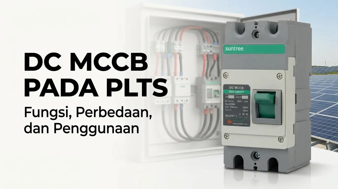 DC MCCB pada PLTS: Fungsi, Perbedaan dengan DC MCB, dan Kapan Digunakan?
