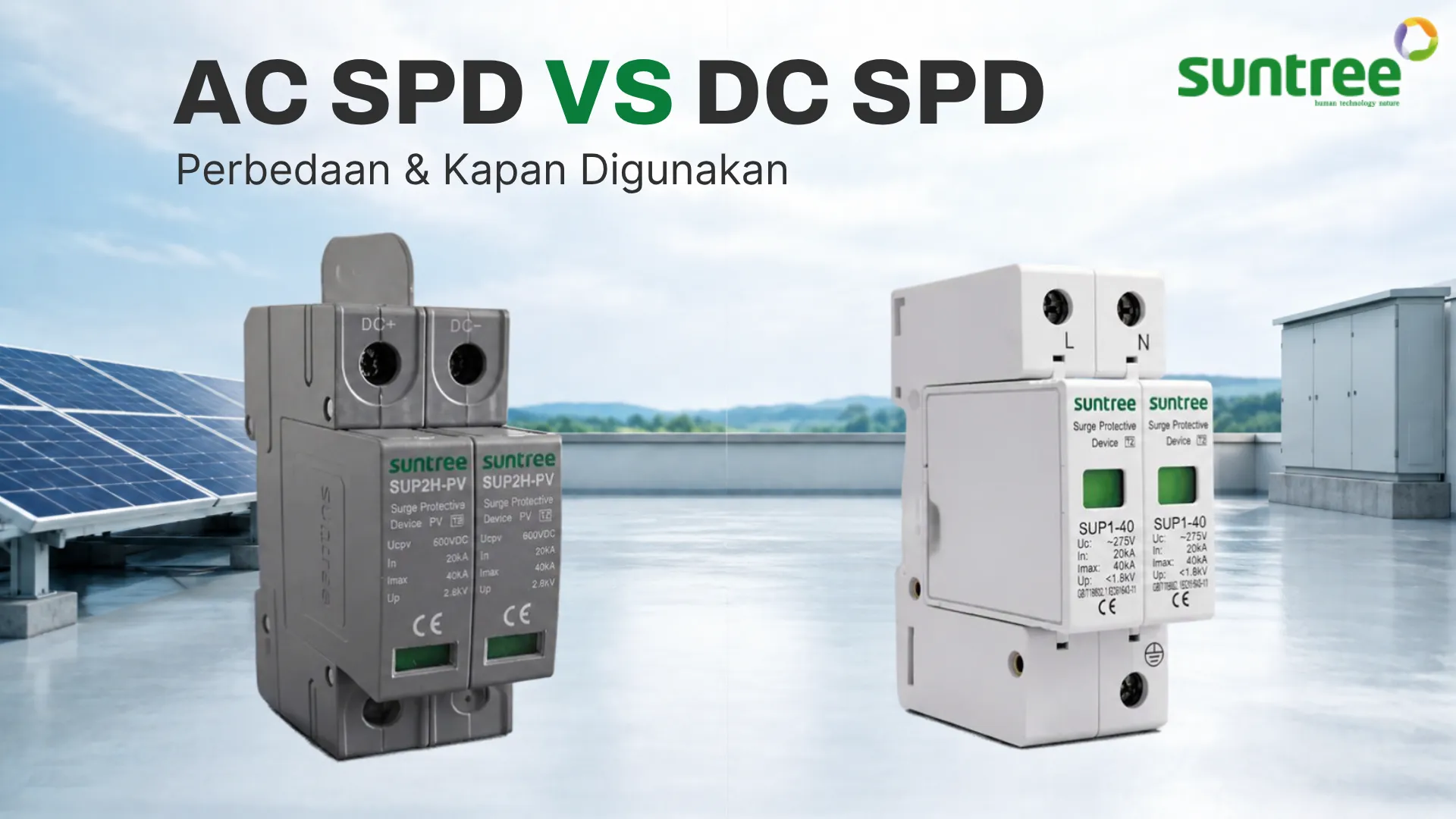 AC SPD vs DC SPD pada PLTS: Apa Perbedaannya dan Kapan Digunakan?